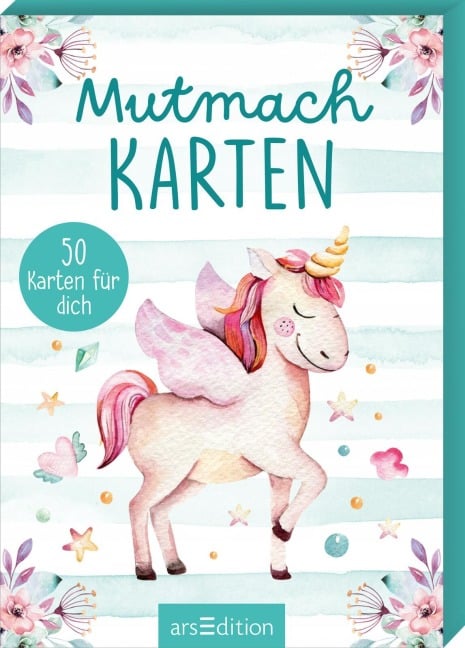 Mutmachkarten - Einhorn (Aquarelloptik) - 