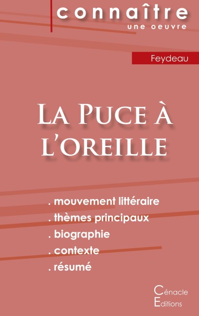 Fiche de lecture La Puce à l'oreille (Analyse littéraire de référence et résumé complet) - Georges Feydeau