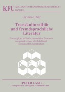 Cover-Bild zum Titel 'Transkulturalität und fremdsprachliche Literatur' von 'Christiane Fäcke'