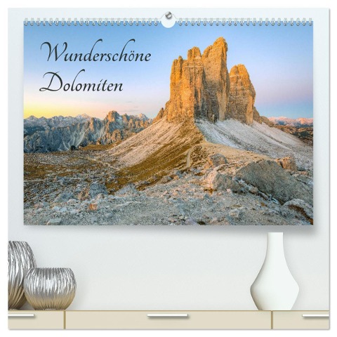 Wunderschöne Dolomiten (hochwertiger Premium Wandkalender 2025 DIN A2 quer), Kunstdruck in Hochglanz - Michael Valjak