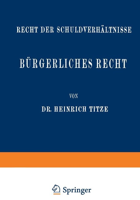 Bürgerliches Recht - Heinrich Titze