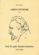 Cover-Bild zum Titel 'Leben und Werk von Prof. Dr. Phil. Günther Enderlein' von 'Elke Krämer'