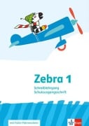 Cover-Bild zum Titel 'Zebra 1. Schreiblehrgang Schulausgangsschrift Klasse 1' von ''
