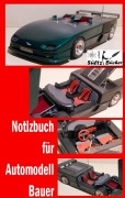 Cover-Bild zum Titel 'Notizbuch für Automodell-Bauer' von 'Uwe H. Sültz, Renate Sültz'