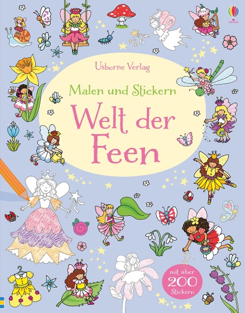 Malen und Stickern: Welt der Feen - Jessica Greenwell