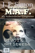 Cover-Bild zum Titel 'Urvolk der Sterne (Der Spezialist M.A.F. 22)' von 'J. F. Simon'