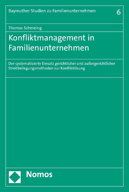 Konfliktmanagement in Familienunternehmen - Thomas Schmeing