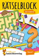 Cover-Bild zum Titel 'Rätselblock ab 5 Jahre - Band 1' von 'Ulrike Maier'