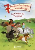 Cover-Bild zum Titel 'Leselöwen - Das Original - 7-Minuten-Geschichten zum Lesenlernen - Im Galopp ins Ponyglück' von ''