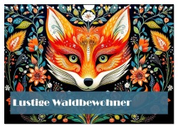 Cover-Bild zum Titel 'Lustige Waldtiere (Wandkalender 2026 DIN A4 quer), CALVENDO Monatskalender' von 'Ally Bee'