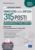 Cover-Bild zum Titel 'Concorso Ministero della Difesa. 315 posti Arsenale marittimo di Taranto. Prova preselettiva e scritta. Teoria e Test sugli argomenti comuni a tutti i profili' von ''