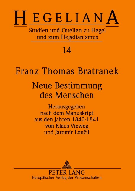 Neue Bestimmung des Menschen - Klaus Vieweg, Jaromír Louzil