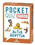 Cover-Bild zum Titel 'Pocket Quiz junior Altes Ägypten' von 'Jürgen Winzer, Anton Dietz'