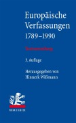 Cover-Bild zum Titel 'Europäische Verfassungen 1789-1990' von ''