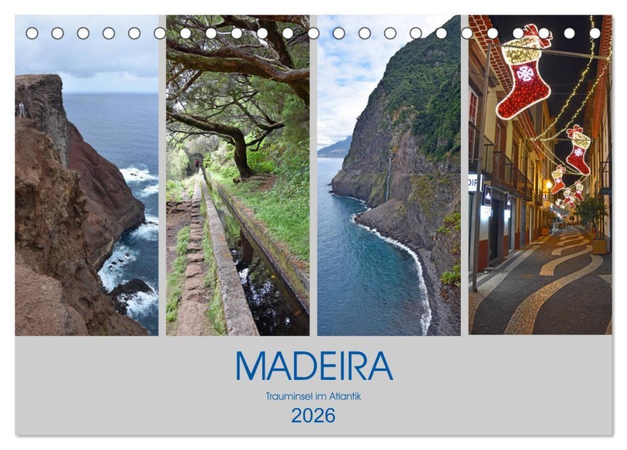 MADEIRA, Trauminsel im Atlantik (Tischkalender 2026 DIN A5 quer), CALVENDO Monatskalender - Ulrich Senff