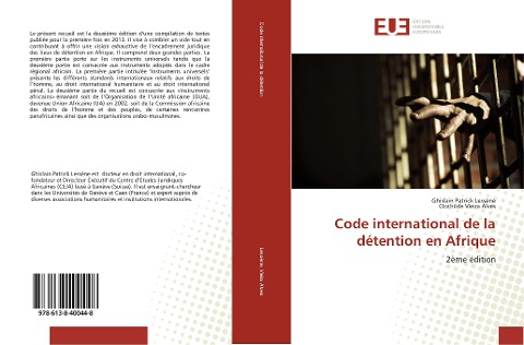 Code international de la détention en Afrique - Ghislain Patrick Lessène, Clothilde Vieira Alves