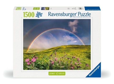 Erwachsenenpuzzle Power of Nature 1500 Teile - Spektakulärer Regenbogen - 