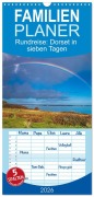 Cover-Bild zum Titel 'Familienplaner 2026 - Rundreise: Dorset in sieben Tagen mit 5 Spalten (Wandkalender, 21 x 45 cm) CALVENDO' von 'Giuseppe Di Domenico'