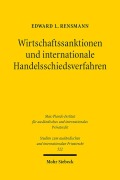 Cover-Bild zum Titel 'Wirtschaftssanktionen und internationale Handelsschiedsverfahren' von 'Edward L. Rensmann'