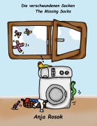 Cover-Bild zum Titel 'Die verschwundenen Socken - The Missing Socks' von 'Anja Rosok'