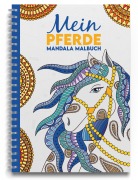Cover-Bild zum Titel 'Mein Pferde Mandala Malbuch' von 'Christoph Alexander'