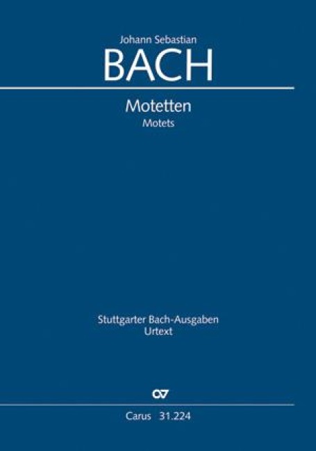 Sämtliche Motetten (mit Bc) - Johann Sebastian Bach