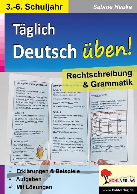 Deutsch-Flyer Rechtschreibung & Grammatik - Sabine Hauke