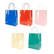 Papiertüten Set, Magic Rainbow, M, FSC MIX, 20 x 25 x 10,3 cm, 5 Stk, glänzend - 