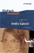 Cover-Bild zum Titel 'Emilia Galotti. EinFach Deutsch ...verstehen' von 'Gotthold Ephraim Lessing, Bernadette Hohe, Matthias Hohe'
