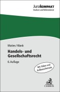 Cover-Bild zum Titel 'Handels- und Gesellschaftsrecht' von 'Martin Maties, Rolf Wank'