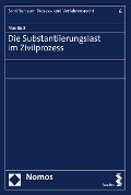 Cover-Bild zum Titel 'Die Substantiierungslast im Zivilprozess' von 'Max Rust'