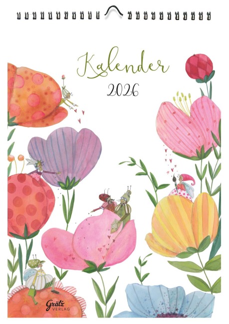 Wochenplaner Blumen 2026 - Silke Leffler