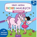 Mein erstes dickes Malbuch ab 2 - Einhörner - 