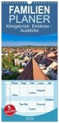 Cover-Bild zum Titel 'Familienplaner 2026 - Königsbrück Einblicke - Ausblicke mit 5 Spalten (Wandkalender, 21 x 45 cm) CALVENDO' von 'Gerold Dudziak gedutech - photography'