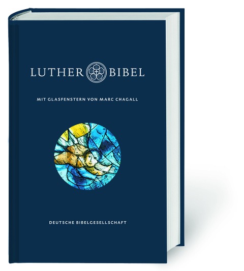Lutherbibel mit Glasfenstern von Marc Chagall - 