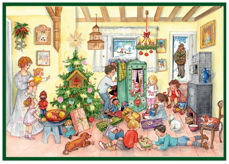 Adventskalender "Bescherung an Heilig Abend" - A. Rahlweß