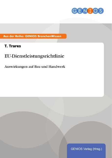 EU-Dienstleistungsrichtlinie - T. Trares