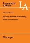 Cover-Bild zum Titel 'Sprache in Baden-Württemberg' von 'Helmut Spiekermann'
