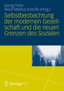 Cover-Bild zum Titel 'Selbstbeobachtung der modernen Gesellschaft und die neuen Grenzen des Sozialen' von ''