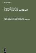 Cover-Bild zum Titel 'An die Unschuld, 1815 (Text-Nachtrag) und Schriften von 1816' von ''