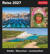 Cover-Bild zum Titel 'Reise Tagesabreißkalender 2027 - Kulturkalender - Städte, Menschen, Landschaften' von 'Martina Schnober-Sen, Bernd Biege'