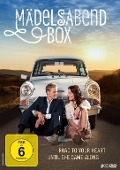 Cover-Bild zum Titel 'Mädelsabend-Box' von 'Beer Adriaanse, Ivan Botha, Donnalee Roberts, Jaco Smit Santo Cilauro, Tom Gleisner'