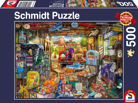 Garagen-Flohmarkt Puzzle 500 Teile - 