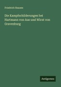 Cover-Bild zum Titel 'Die Kampfschilderungen bei Hartmann von Aue und Wirnt von Gravenburg' von 'Friedrich Hausen'