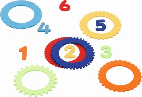 Ringwurfspiel mit 6 Filzringen - 