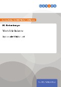 Cover-Bild zum Titel 'Work-Life-Balance' von 'M. Rinkenburger'