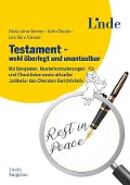 Cover-Bild zum Titel 'Testament - wohl überlegt und unantastbar' von 'Nikola Leitner-Bommer, Katrin Chladek, Lena-Maria Felzmann'