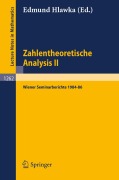 Cover-Bild zum Titel 'Zahlentheoretische Analysis II' von ''