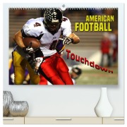 Cover-Bild zum Titel 'American Football - Touchdown (hochwertiger Premium Wandkalender 2026 DIN A2 quer), Kunstdruck in Hochglanz' von 'Renate Bleicher'