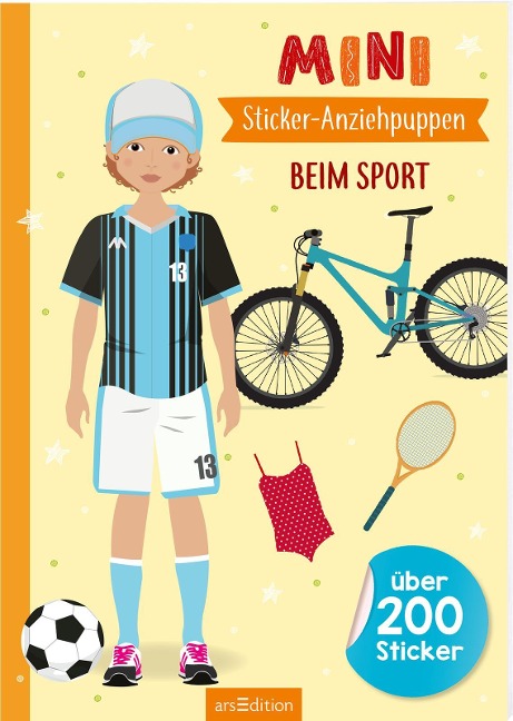 Mini-Sticker-Anziehpuppen - Beim Sport - 